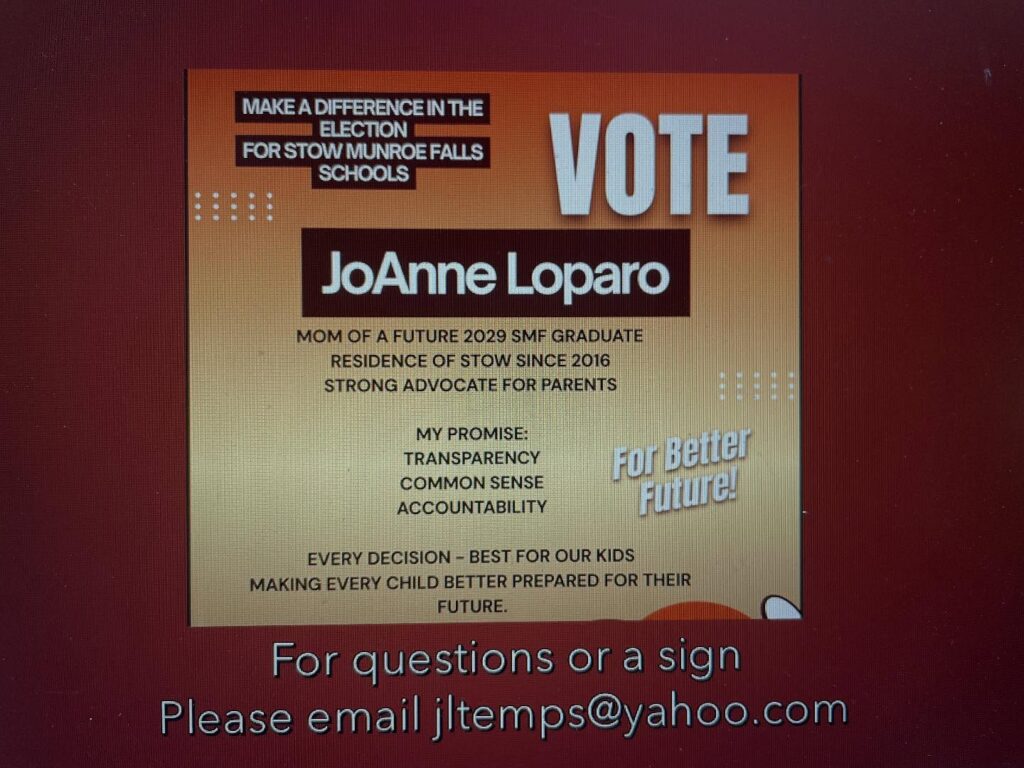 Campaign materials for JoAnne Loparo. Campaign materials for JoAnne Loparo.